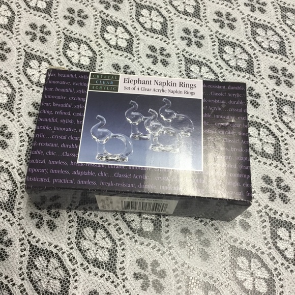 Napkin ring, dinner party, elephant vintage Pier 1 nickel plated napkin ring - Picture 4 of 9